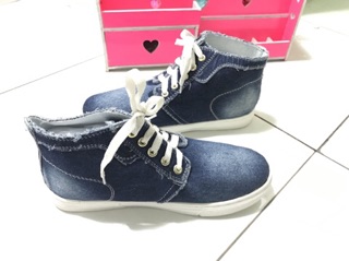 Giày bốt nữ jean - giay boot nu jean