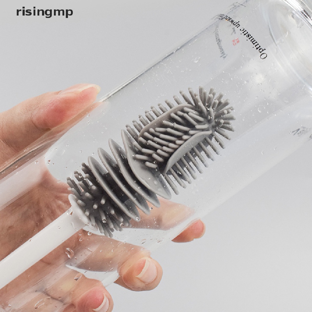 Cọ Silicone Cán Dài Vệ Sinh Ly Cốc Tiện Dụng ♨Trên đó
