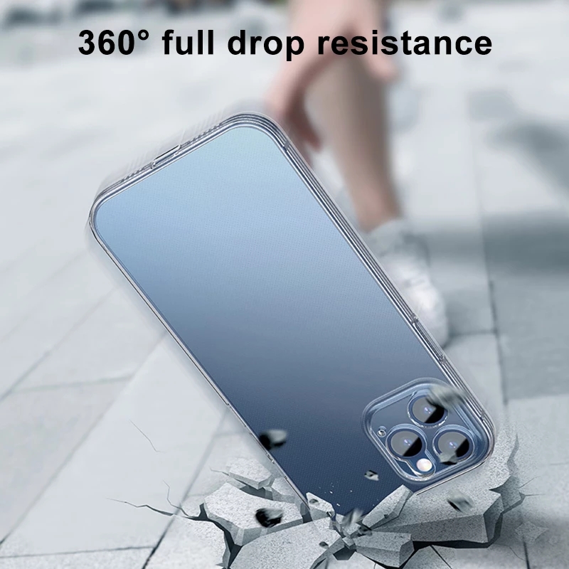 Transparent protective cover for iPhone 12/12 Pro Ultra-thin airbag soft with transparent cover for iPhone 12 Pro Max/12 mini
