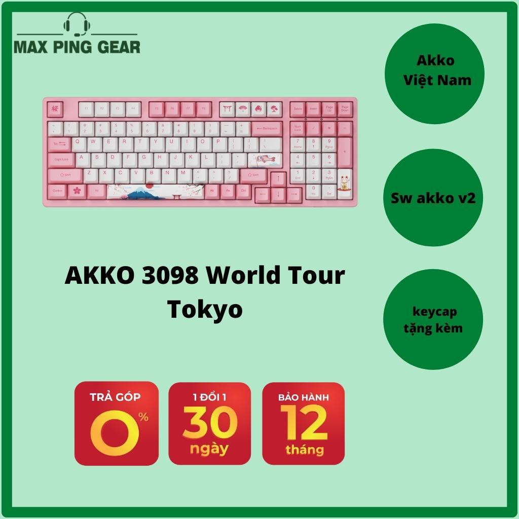 Bàn phím cơ AKKO 3098 World Tour Tokyo (Akko switch v2)