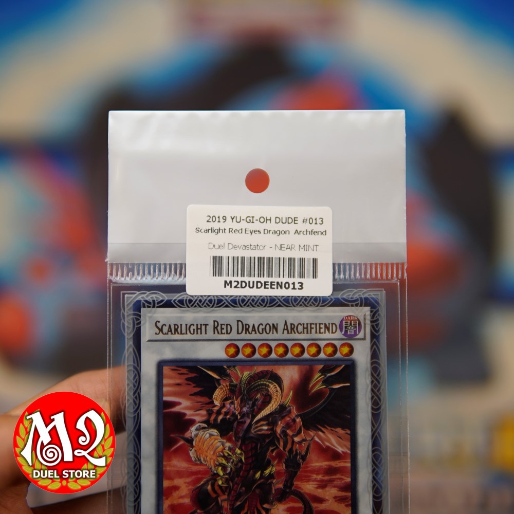 Thẻ bài yugioh DUDE-EN013	Scarlight Red Dragon Archfiend - Ultra Rare - Bảo quản M2SCCQ-LITE