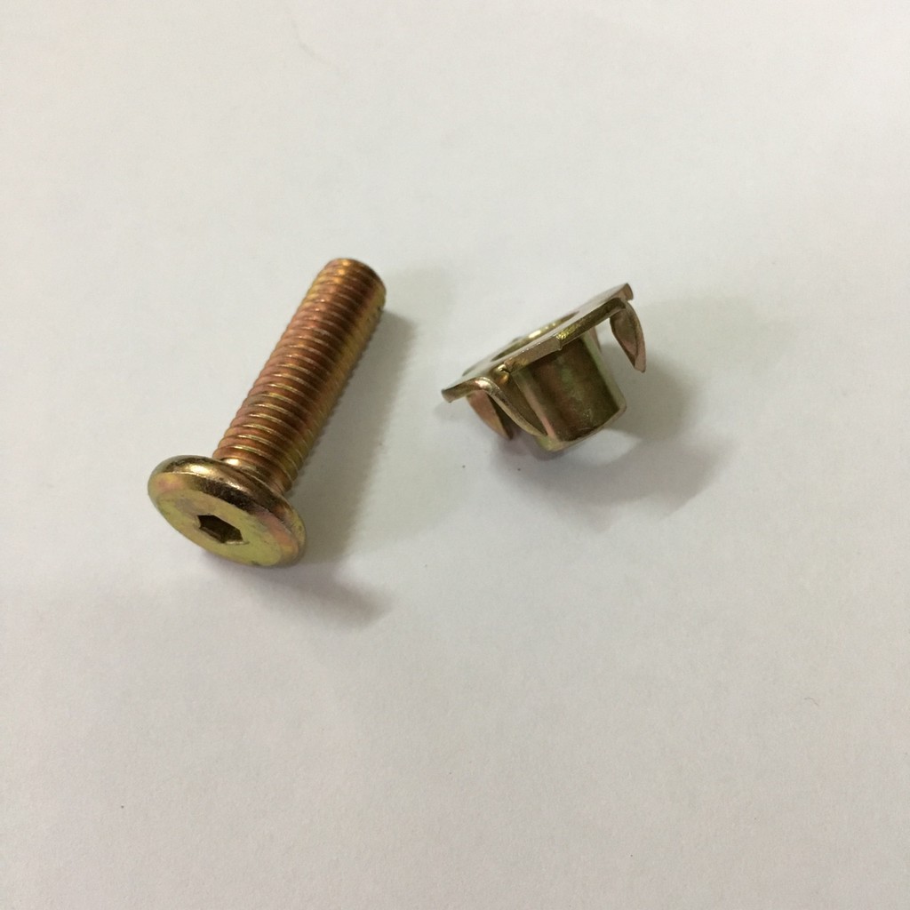 Combo tán chấu bắt bu lông lục giác chìm phi 8 dài 30mm x 100 đôi