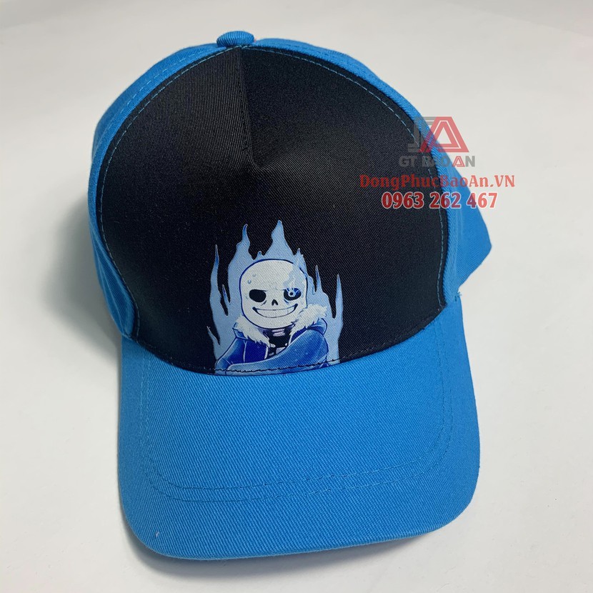 Áo Thun In Hình Bé Sans Family Undertale Biệt Đội Màu Xanh