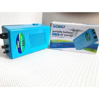 Máy sủi oxy chạy pin SOBO SB 980 dành cho hồ cá cảnh