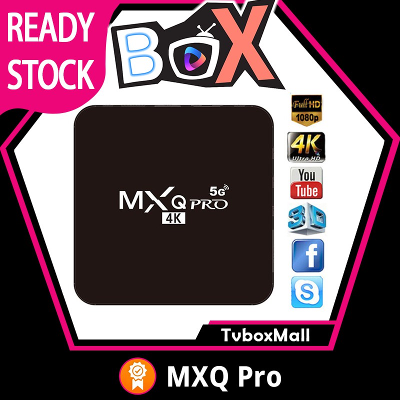 Thiết Bị Chuyển Đổi Tv Thường Thành Smart Tvpp2U Mxq Pro Tvbox Mxqpro 5g Android 4k 1g + 64g Android 7.1 / 10.1