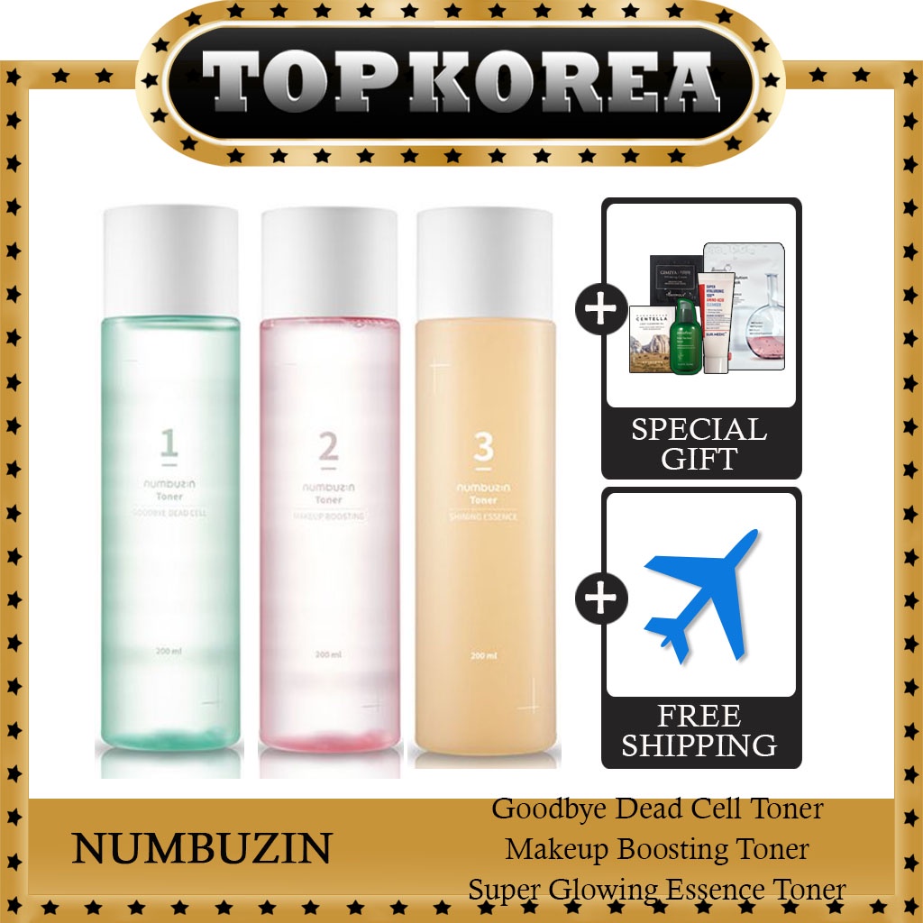 Toner goodbye dead cell/ thermal water 89% mineral/ super glowing essence 200ml