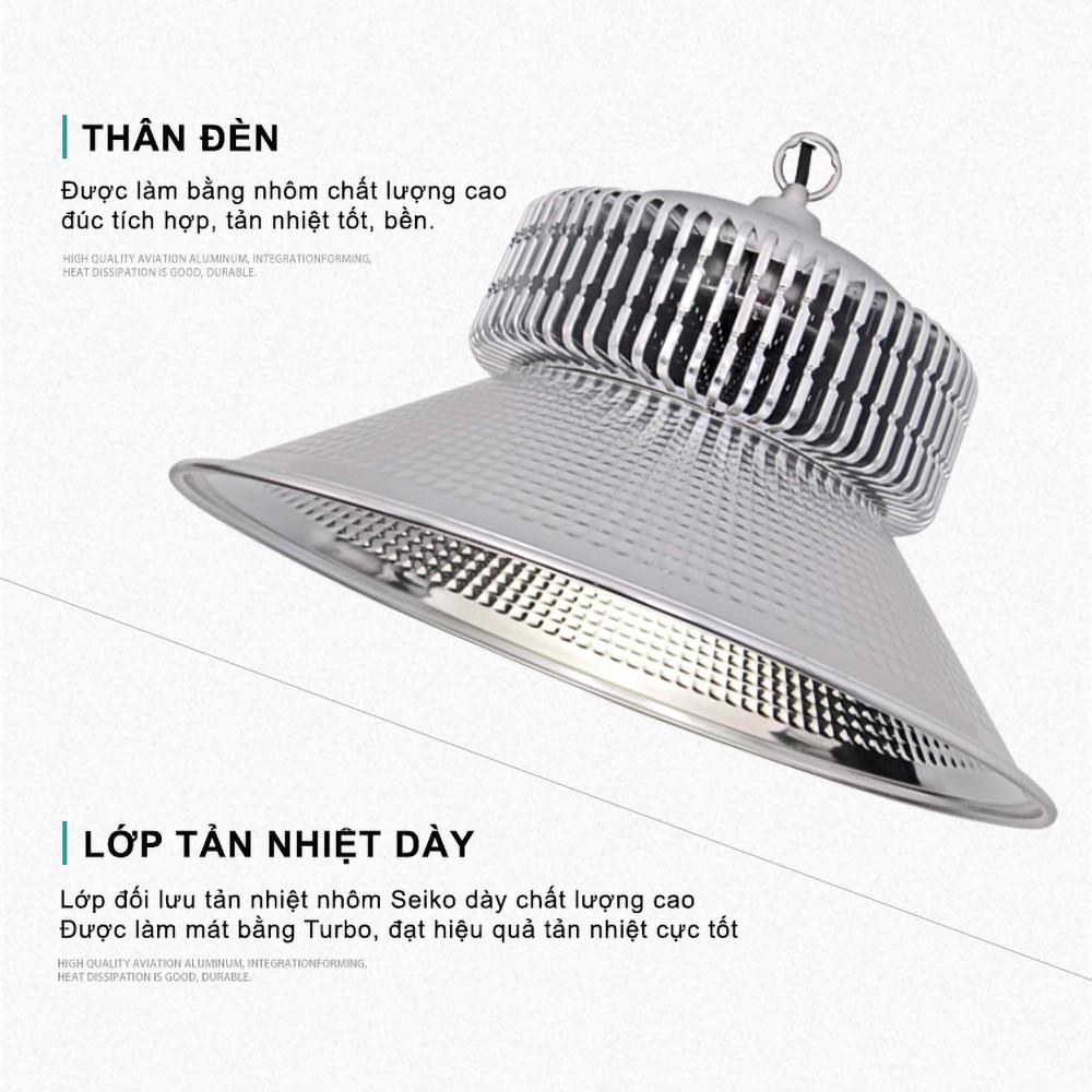 Đèn Led pha xưởng chụp đèn tròn ánh sáng trắng ( 100W - 150W - 200W - 250W ) cao cấp - Huy Tưởng | WebRaoVat - webraovat.net.vn