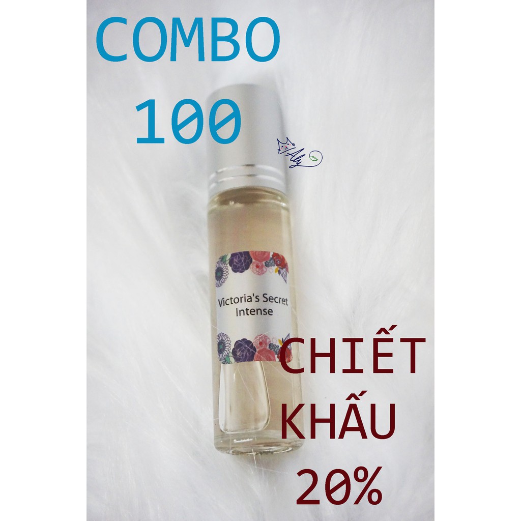 COMBO 100chai - Tinh dầu nước hoa mini SIÊU SANG CHẢNH các loại