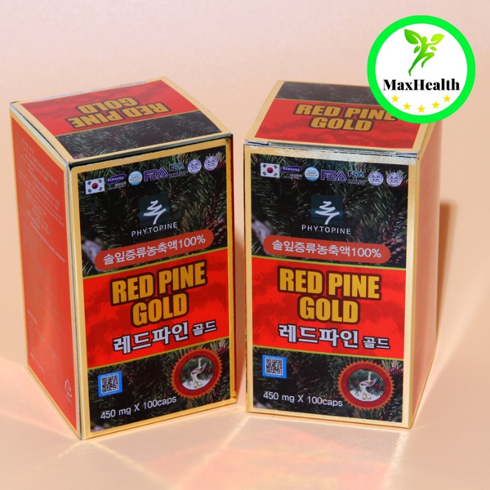 VIÊN UỐNG TINH DẦU THÔNG ĐỎ RED PINE GOLD  – MaxHealth