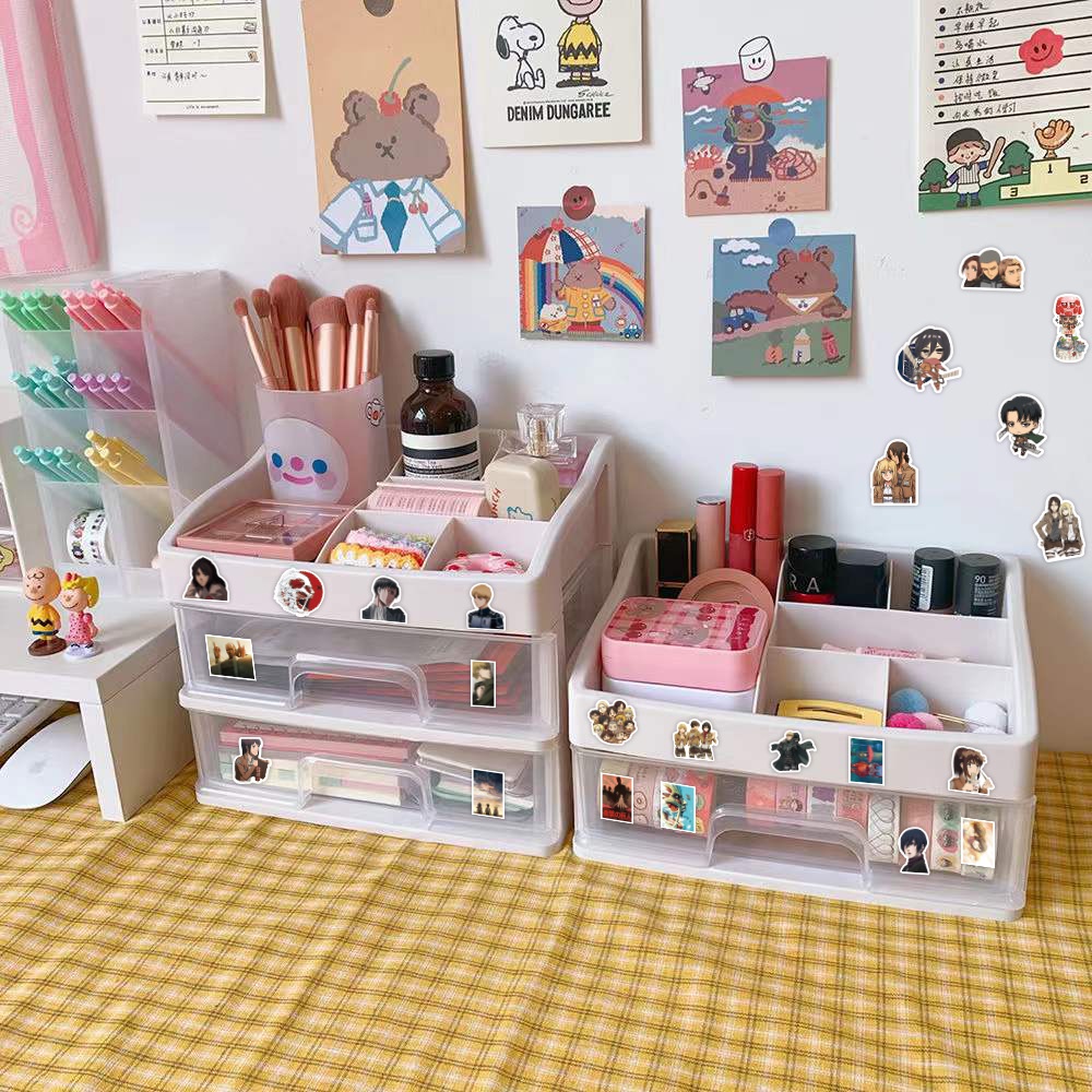 56Pcs/Set ☆ Attack on Titan Stickers ☆ DIY Fashion Decals Doodle Stickers