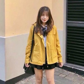 Áo khoác kaki nữ
