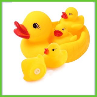 Đàn vịt thả bồn tắm phát nhạc cho bé