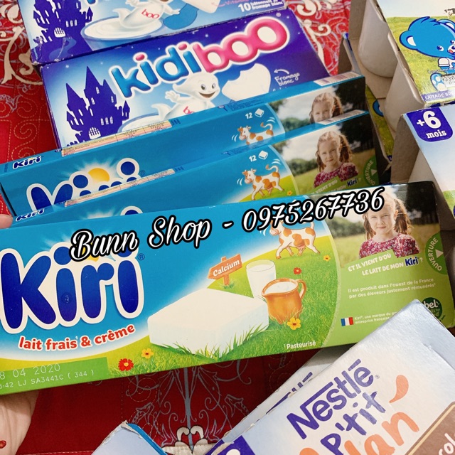 PHÔ MAI TƯƠI KIRI PHÁP CHO BÉ TỪ 6 THÁNG