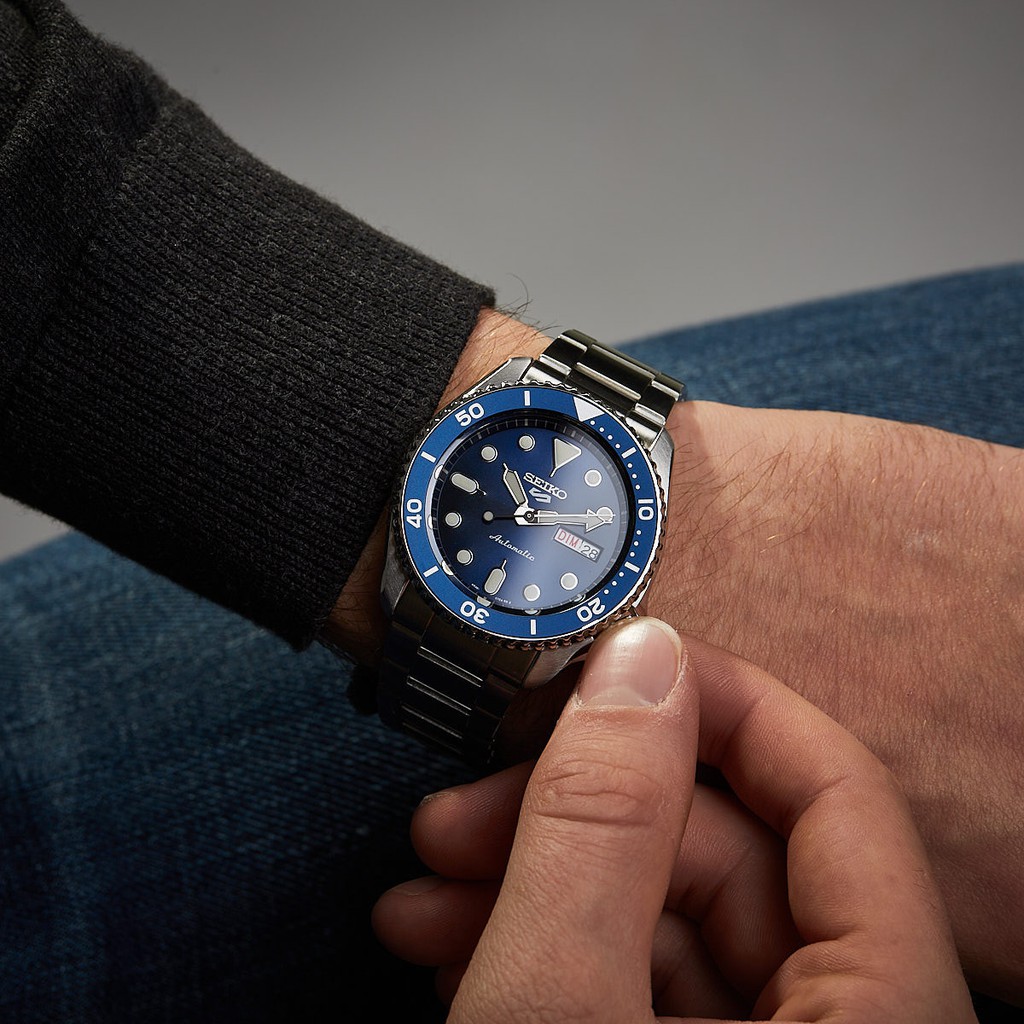 Đồng hồ cơ nam chính hãng Seiko 5 SRPD51K1S dây thép, kính Hardlex, 1 sản phẩm thuộc