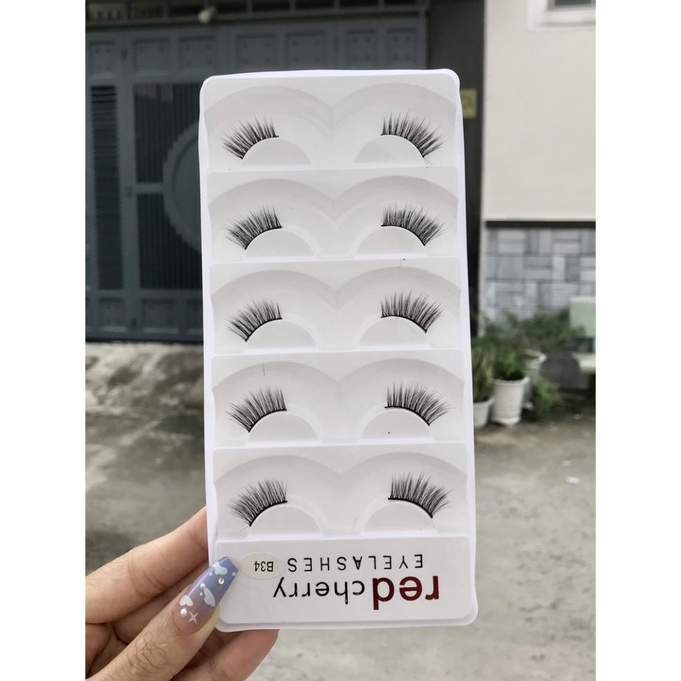 Mi giả gắn đuôi cao cấp siêu tây Redcherry