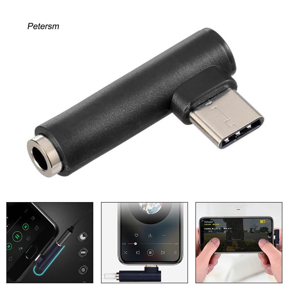 Bộ chuyển đổi âm thanh Type-C sang 3.5mm cho điện thoại , máy tính bảng