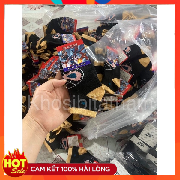 Combo 10 Đôi Tất Vớ Trẻ Em Cho Bé Trai 1-12Tuổi cotton loại 1