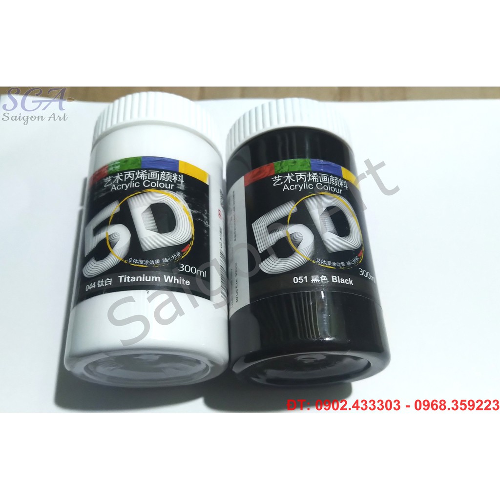 Màu Acrylic Chinjoo 3D-5D 300ml (nhóm 3)