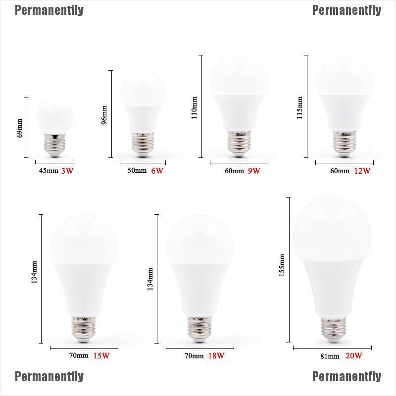 Bóng Đèn Led Ánh Sáng Trắng Ấm 3w 5w 6w 7w 9w12w15w18w20w Cao Cấp