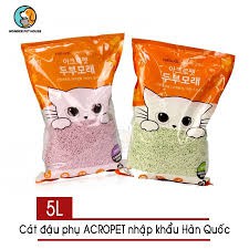 CÁT ĐẬU NÀNH CHO MÈO TOFU ACRO PET - 5L