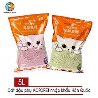 CÁT ĐẬU NÀNH CHO MÈO TOFU ACRO PET - 5L