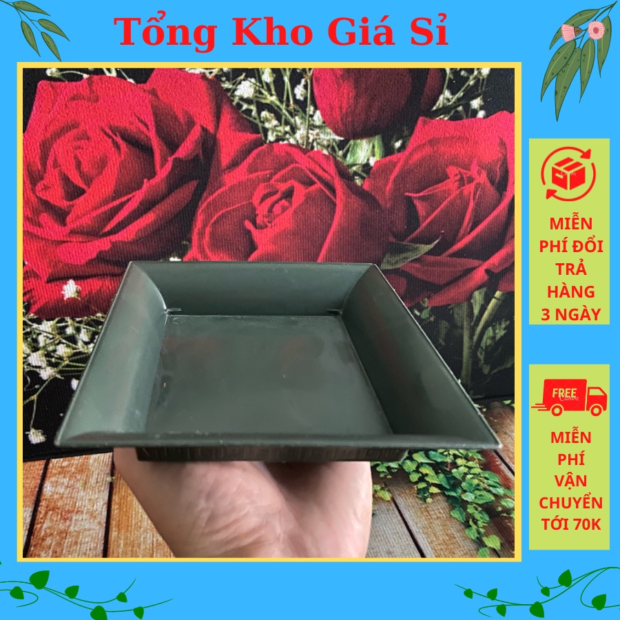 Khay Cắm Hoa Đĩa Để Bàn Kích Thước 14cm x 15cm x 3cm