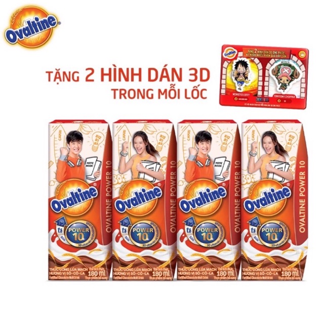 1 Thùng 48 hộp Ovaltine thức uống lúa mạch