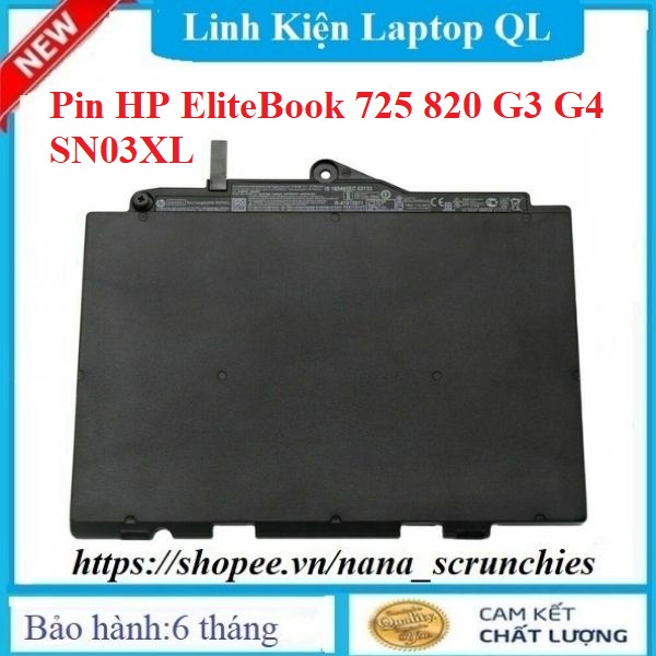 Pin Laptop HP EliteBook 725 820 G3 G4 SN03XL 820 G3 725 G3