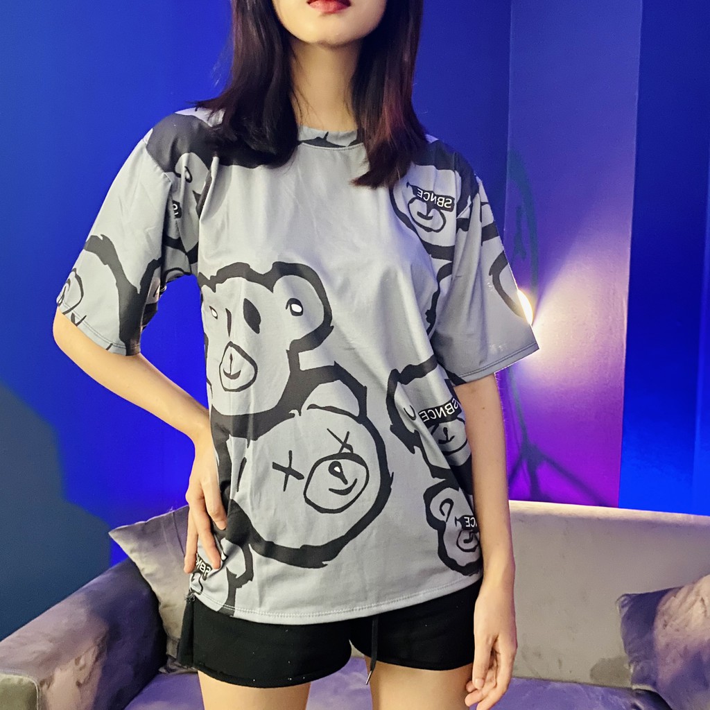 [Mã FAMAYWA giảm 10K đơn 50K] [Quà tặng:mỳ tôm tuôi thơ]Áo phông tay lỡ đầu gấu siêu cute chất cotton siêu mát-MAY22 | BigBuy360 - bigbuy360.vn