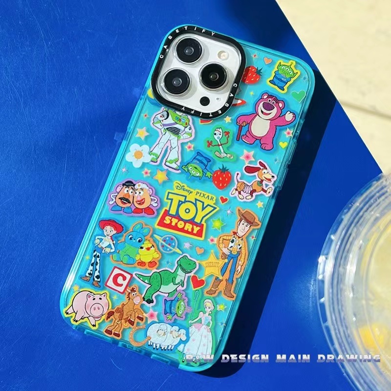 Ốp Điện Thoại Mềm Trong Suốt Màu Dạ Quang In Hình Toy Story Dễ Thương Cho iPhone 13 12 11 Pro MAX 6 7 8Plus X XS MAX XR