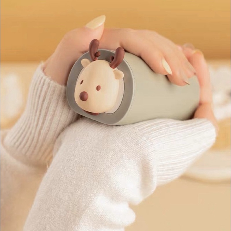 Máy sưởi kiêm sạc dự phòng bánh cuộn dễ thương mẫu mới nhất 10.000mAh - Ảnh thật shop chụp