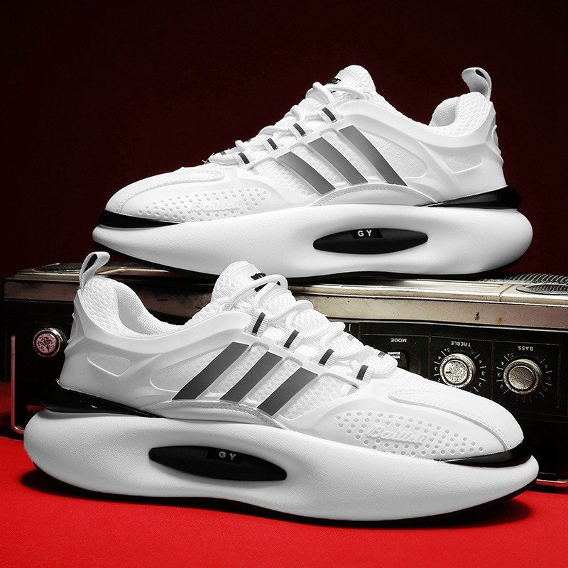 Giày Thể Thao Nam Sneaker Đế BM GYY 3 Sọc Độn Đế mới