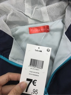 Áo gió xuất dư cho bé