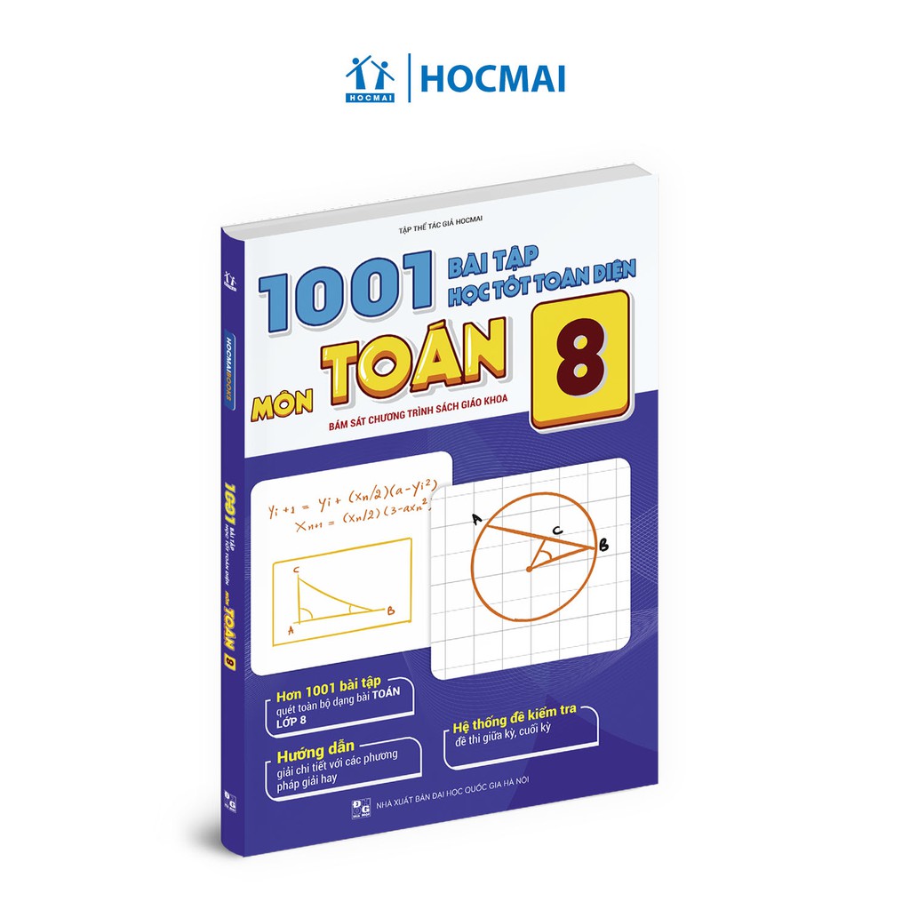 [Mã LTP50 giảm 50000 đơn 150000] Sách - 1001 bài tập học tốt toàn diện môn Toán lớp 8