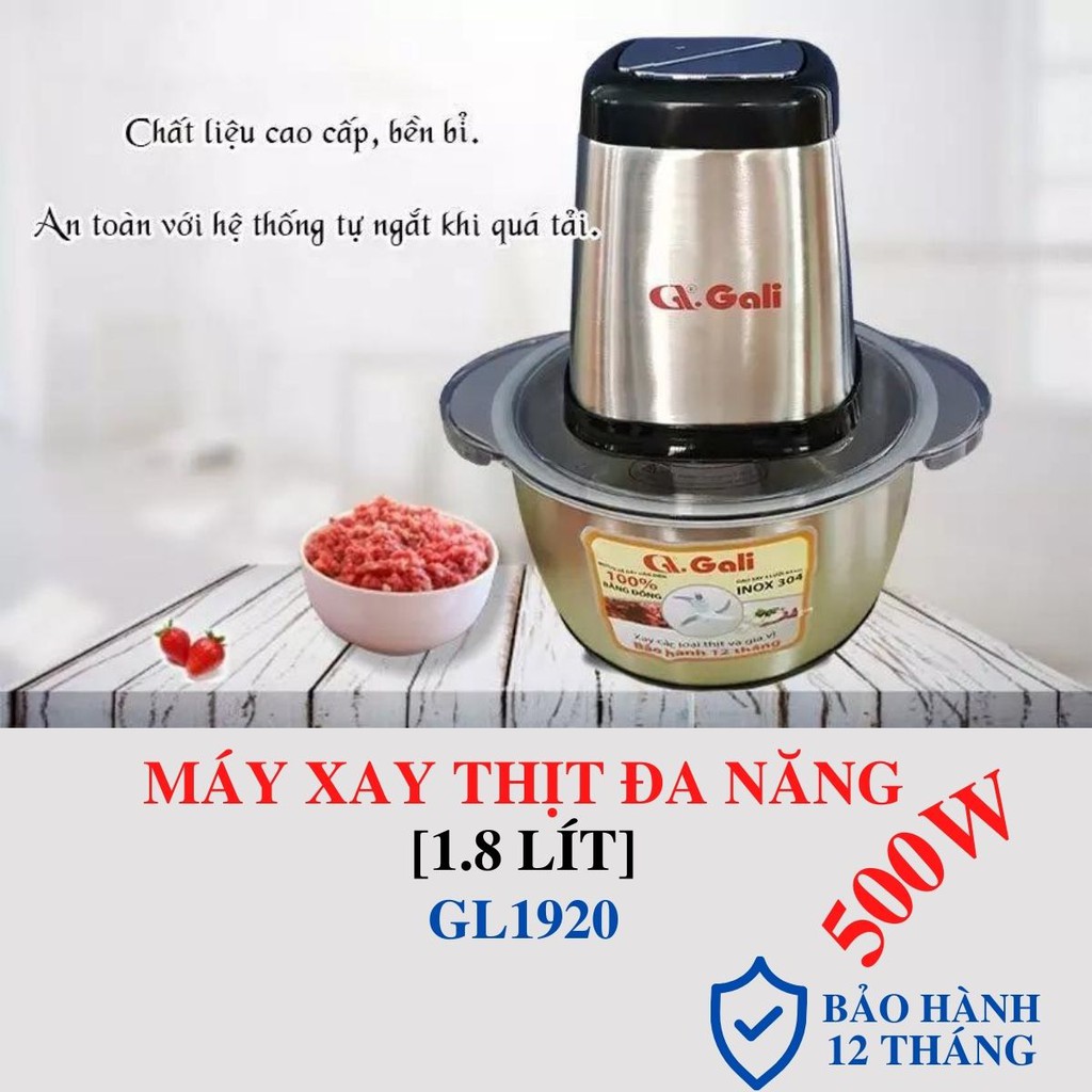 Máy Xay Thịt Đa Năng GL1920 Dung Tích 1.8 Lít Hay Xay Các Loại Rau Củ Quả