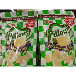 Bánh Snack Nhân Sữa Dừa Oishi Pillows 100g