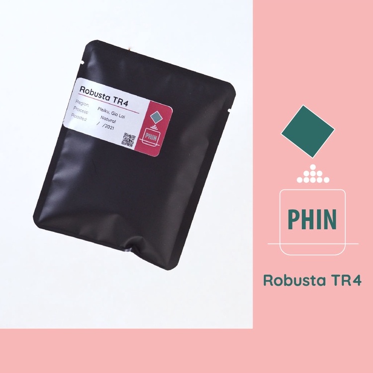 Cà phê Phin Fine Robusta Tr4 gói nhỏ 20gr tiện dụng
