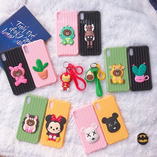 Ốp Vali Gắn Thú Nổi/ss/oppo/iphone