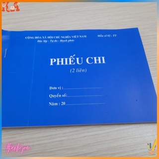 Phiếu thu, Phiếu chi 2 liên A5 100 tờ/quyển