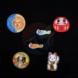 Sticker ủi lên quần áo, túi xách, phụ kiện phong cách Nhật Bản