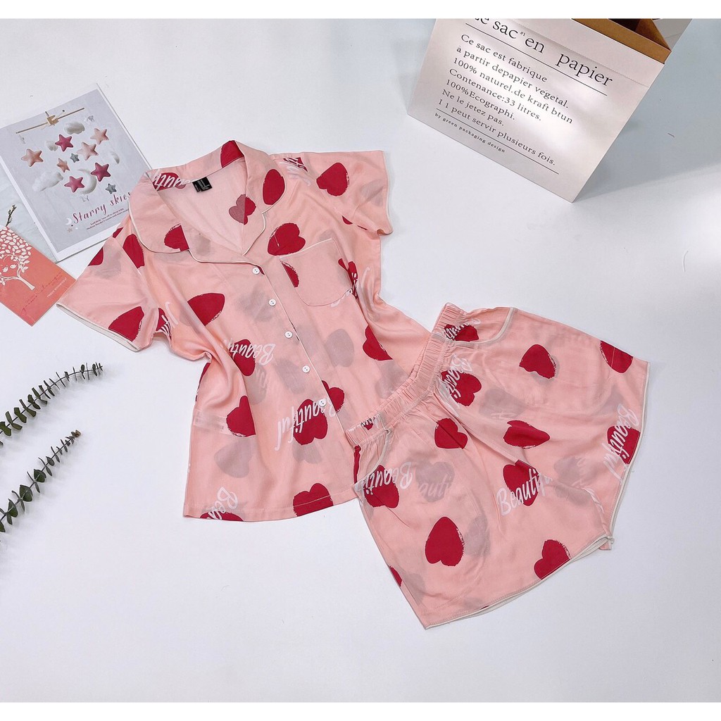 Pijama đùi chất tole lanh hàng VNXK | BigBuy360 - bigbuy360.vn