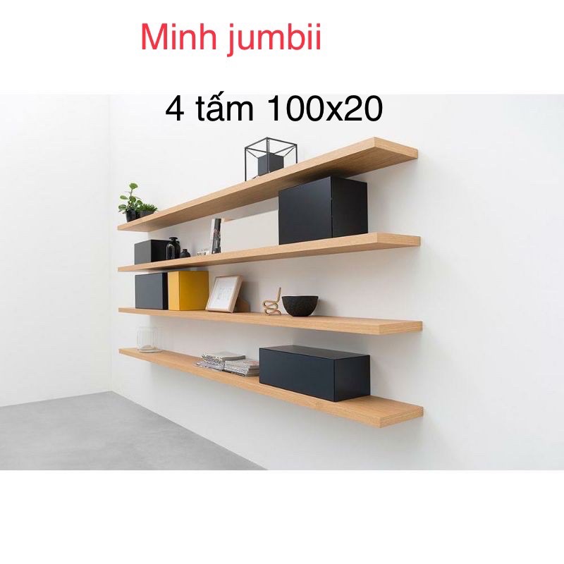 kệ gỗ An Cường loại tốt giá 1 tấm kích thước dài 100 rộng 20 , màu vân gỗ tuỳ theo shop có