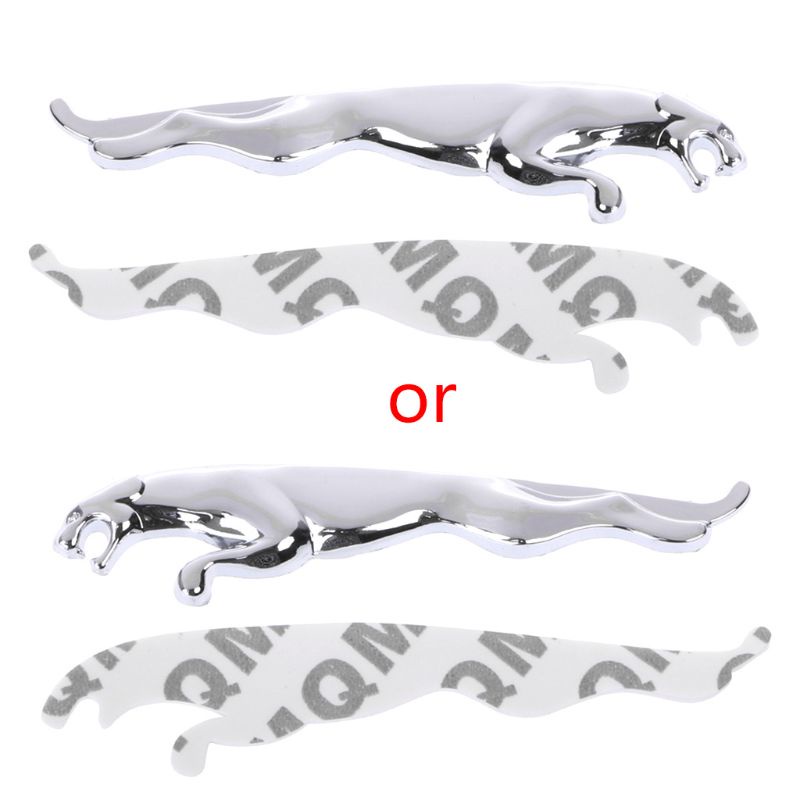 1 Miếng Dán Kim Loại Hình Báo 3d Trang Trí Thân Xe Hơi