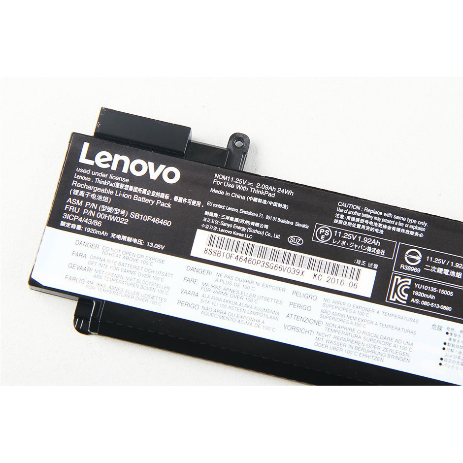 Pin - laptop Lenovo Thinkpad T460S T470S