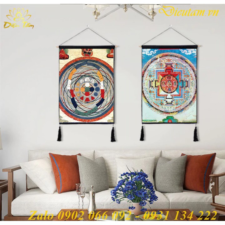 [Mã LIFEXANH24 giảm 10% đơn 99K] Tranh thangka Tây Tạng trang trí nhà cửa full phụ kiện