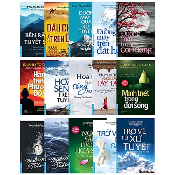 Sách - Trọn Bộ 15 Cuốn Sách Của Tác Giả Nguyên Phong (FN)