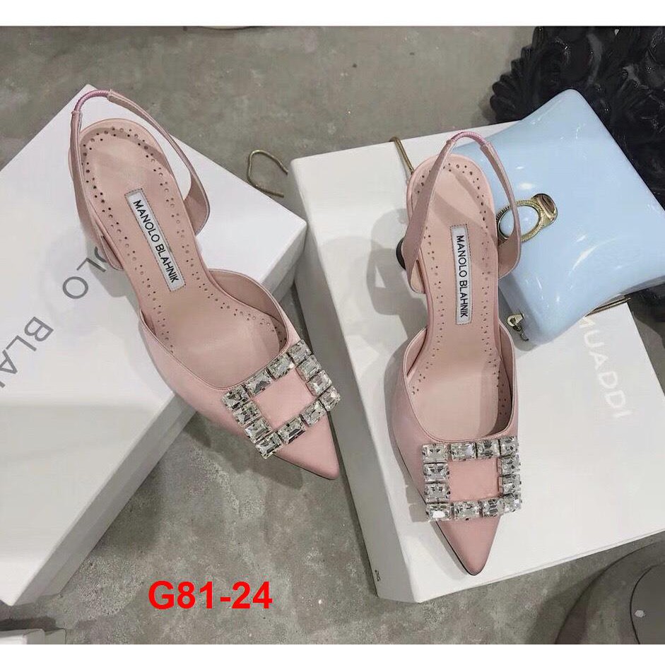 G81-24 Manolo Blahnik sandal cao 7cm siêu cấp