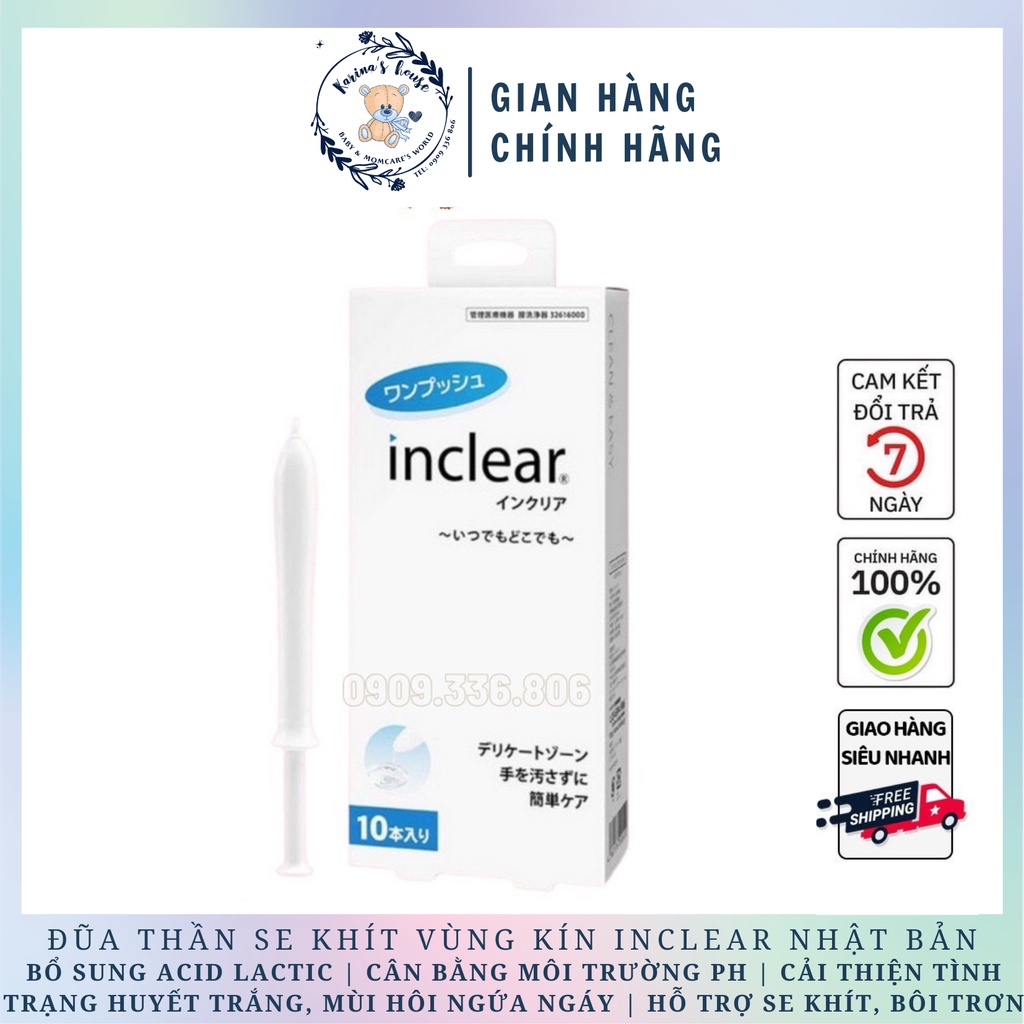 ĐŨA THẦN INCLEAR NHẬT BẢN - dung dịch vệ sinh