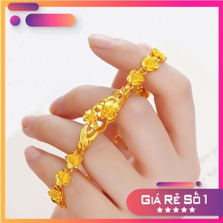 [Giảm Sốc] Lắc tay vàng nữ, Vòng tay hợp kim vàng non 18k. Thiết kế tinh xảo phù hợp nhiều Size - TRANG SỨC ĐẸP CMT