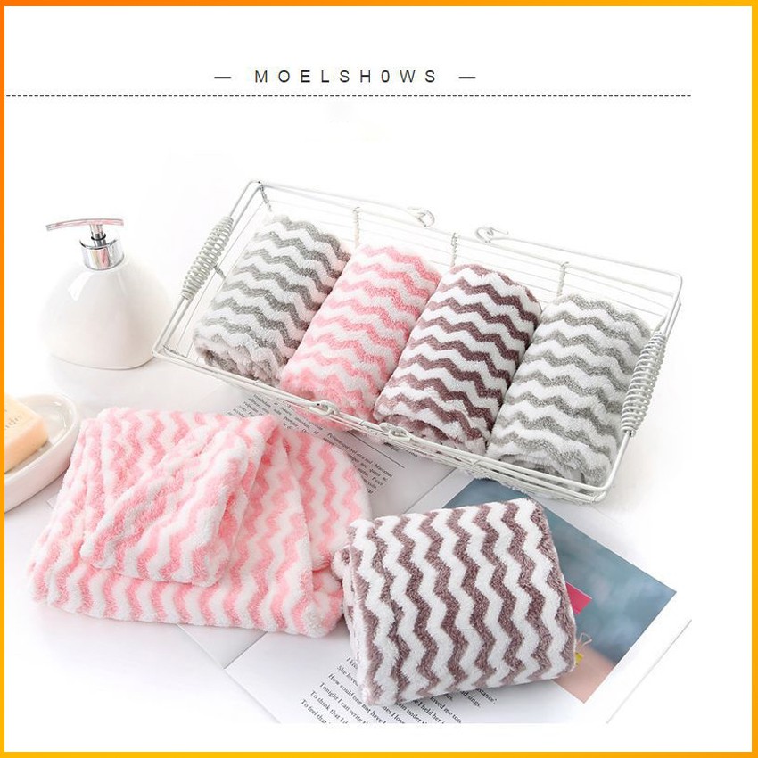 Khăn mặt Hàn Quốc cotton - Khăn lông cừu siêu thấm nước kich thước 30 x 50 cm – MIAN MART